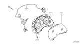 Diagram for 2010 Infiniti G37 Instrument Cluster - 24820-1NC1A