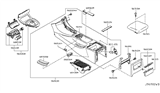 Diagram for Infiniti Q40 Center Console Base - 96910-1VW7C