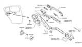 Diagram for Infiniti Door Handle - 82640-JK04A