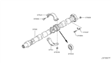 Diagram for 2012 Infiniti G37 Drive Shaft - 37000-JJ50A