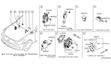 Diagram for Infiniti G25 Clock Spring - B5554-1NF0A