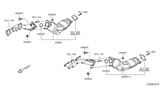 Diagram for Infiniti G37 Catalytic Converter - B08B2-1VW0B