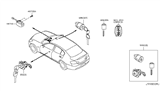 Diagram for Infiniti Q40 Ignition Lock Cylinder - 99810-3LZ0A