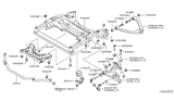 Diagram for Infiniti Q40 Control Arm - 54524-JK000