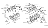 Diagram for Infiniti M35 Oil Filler Cap - 15255-JK20A