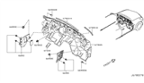 Diagram for 2009 Infiniti G37 Dash Panels - 67902-JL60A