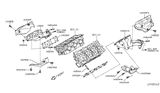 Diagram for Infiniti G35 Exhaust Heat Shield - 16590-JK20A