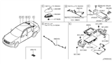 Diagram for Infiniti Q40 Antenna Cable - 28243-1NC0A