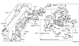 Diagram for Infiniti Intermediate Shaft - 48822-JK60A