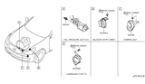 Diagram for Infiniti G37 Horn - 25620-JK000