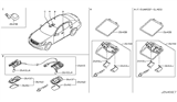 Diagram for Infiniti G37 Dome Light - 26430-JL06A