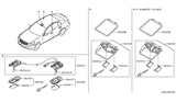 Diagram for Infiniti G35 Dome Light - 26430-JK060