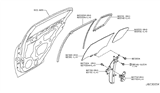 Diagram for Infiniti Q40 Window Regulator - 82720-JK000