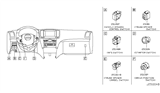 Diagram for 2008 Infiniti G37 Ignition Switch - 25150-JK60A