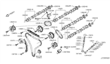 Diagram for 2007 Infiniti G35 Timing Chain Tensioner - 13070-JK20A