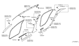Diagram for Infiniti G35 Weather Strip - 76922-JK00B