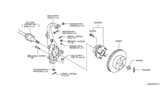 Diagram for Infiniti G37 Wheel Hub - 40202-EG000