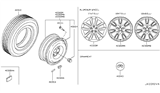 Diagram for 2013 Infiniti G37 Spare Wheel - D0C00-1NF8A