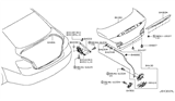 Diagram for 2012 Infiniti G25 Lift Support - 84430-JK01C