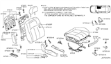 Diagram for 2009 Infiniti G37 Seat Cover - 87620-1NH7C