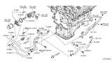 Diagram for Infiniti Q40 Oil Cooler - 21305-1NM1A