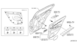 Diagram for Infiniti Q40 Door Moldings - 82922-1NF2E