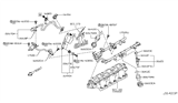 Diagram for Infiniti G37 Fuel Rail - 17521-JK00C