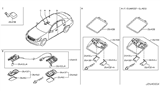 Diagram for Infiniti Q40 Dome Light - 26430-JL00A