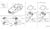 Diagram for 2015 Infiniti Q60 Dome Light - 26430-3LZ0A