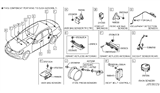 Diagram for Infiniti G37 Air Bag Sensor - K8820-JK83C