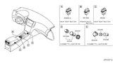 Diagram for 2008 Infiniti G37 Seat Heater Switch - 25500-JK00A