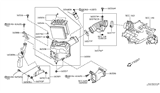 Diagram for 2013 Infiniti G37 Air Duct - 16576-JK01A