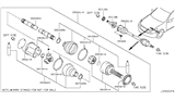 Diagram for 2012 Infiniti G25 Axle Shaft - 39101-JK500