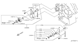 Diagram for Infiniti M35 Idler Pulley Bolt - 11717-AG30A