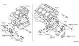 Diagram for 2009 Infiniti EX35 Oil Filter - 15208-65F0D