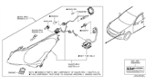 Diagram for 2007 Infiniti G35 Headlight - 26010-JK61C