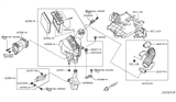 Diagram for Infiniti Air Duct - 16576-JK01B