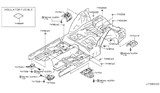 Diagram for 2010 Infiniti G37 Exhaust Heat Shield - 74763-JK000