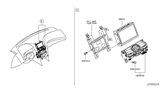 Diagram for 2008 Infiniti G37 Climate Control Module - 28395-JK605