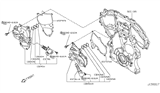 Diagram for Infiniti G37 Timing Cover - 13040-JK22A