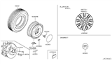 Diagram for 2010 Infiniti G37 Spare Wheel - D0300-JK04A