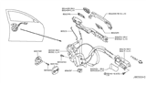 Diagram for 2014 Infiniti Q60 Door Handle - 80640-JK01B