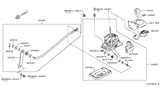 Diagram for 2014 Infiniti Q60 Shift Indicator - 96940-JK600