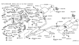 Diagram for Infiniti M37 Catalytic Converter - 20020-JK00B