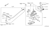 Diagram for 2015 Infiniti Q40 Automatic Transmission Shifter - 34901-JK60D