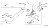 Diagram for Infiniti Q60 Automatic Transmission Shifter - 34901-JK60C