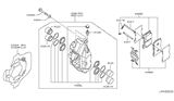 Diagram for 2015 Infiniti Q60 Brake Dust Shields - 41151-JL00B