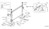 Diagram for Infiniti Radiator Hose - 21741-JK000