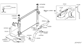 Diagram for Infiniti G25 Radiator Hose - 21742-JK00A