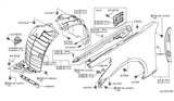 Diagram for Infiniti Fender - F3100-JK0CA